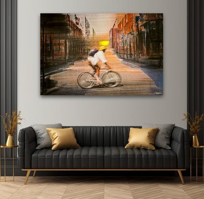 Solar Eclipse Limited edition cycling wall art print by Douglas Carr Photography