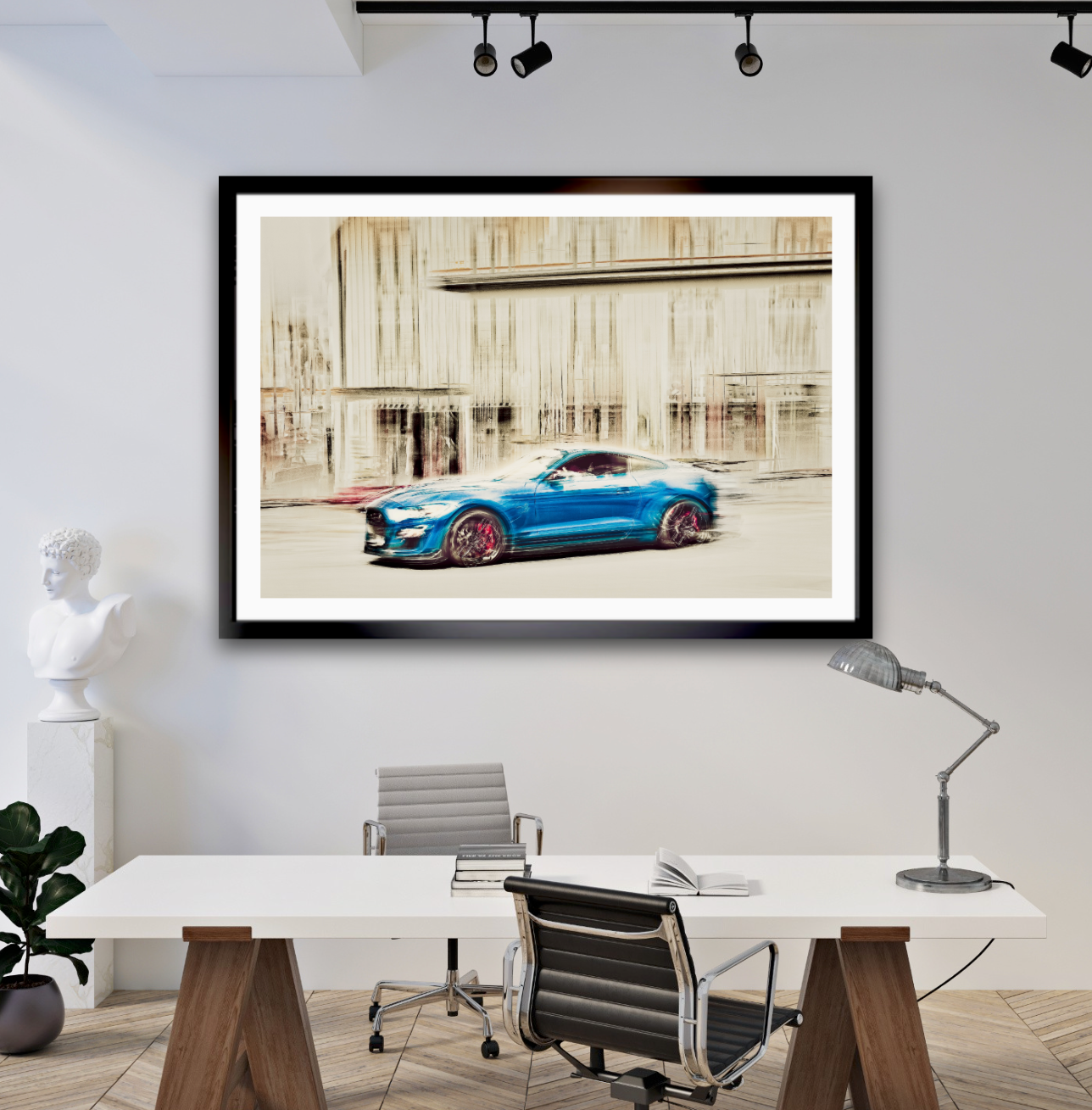 Automotive Limited Edition wall art print of a Ford Shelby Mustang gt500 American classic car by Douglas Carr Photography