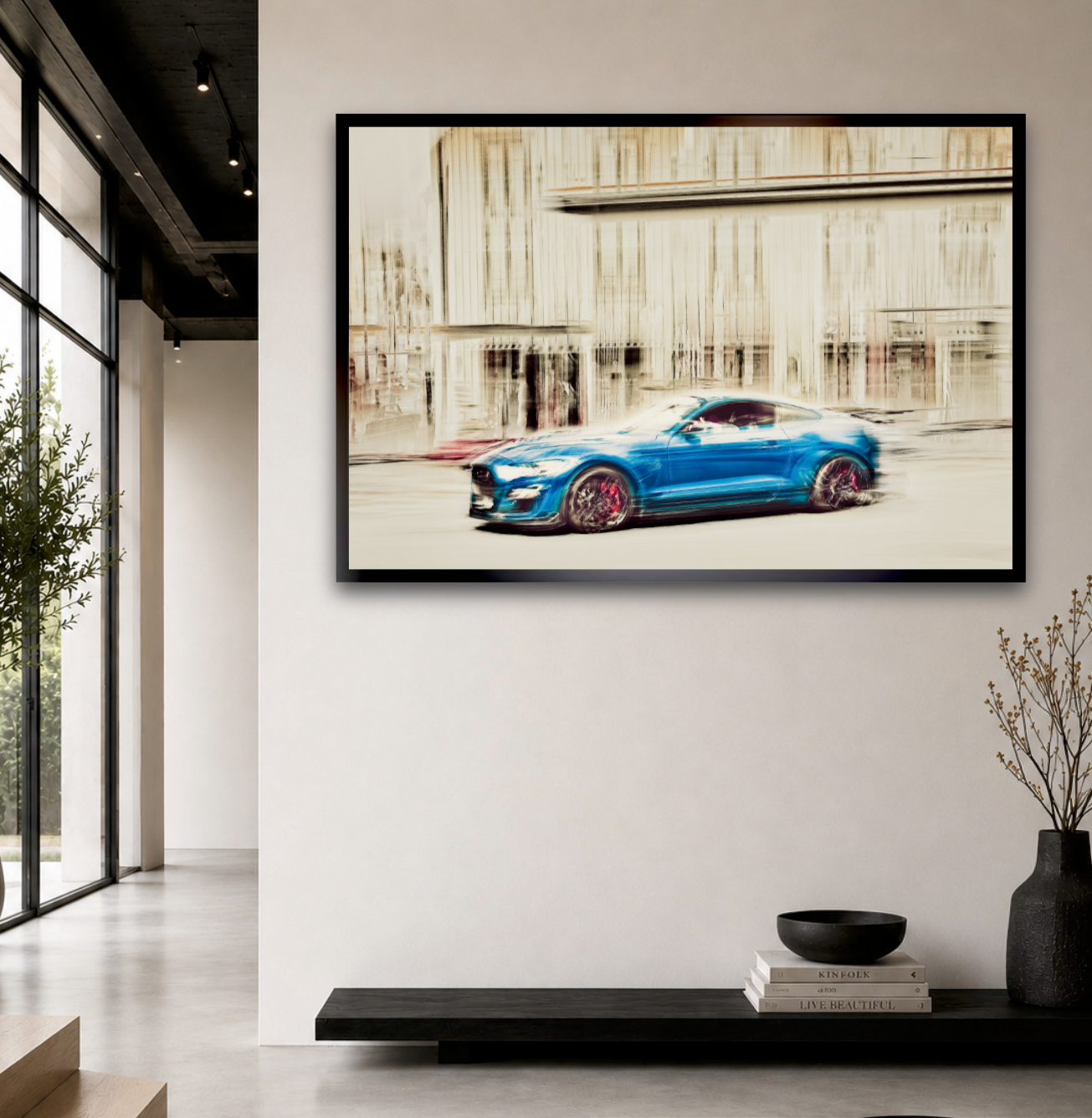 Automotive Limited Edition wall art print of a Ford Shelby Mustang gt500 American classic car by Douglas Carr Photography