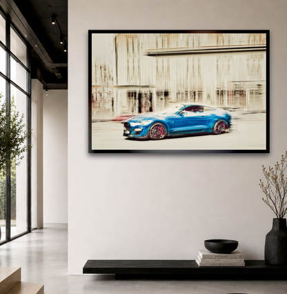 Automotive Limited Edition wall art print of a Ford Shelby Mustang gt500 American classic car by Douglas Carr Photography