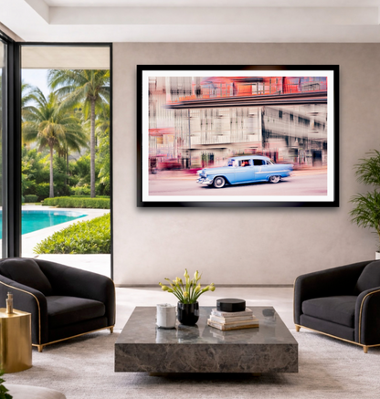 Automotive Limited Edition wall art print of a American 1955 Bel Air by Douglas Carr Photography