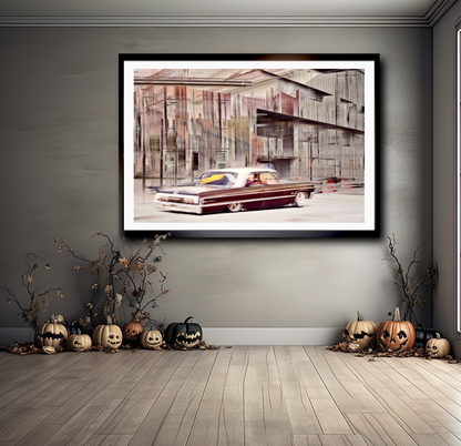 Automotive Limited Edition wall art print of a American classic cadillac car by Douglas Carr Photography