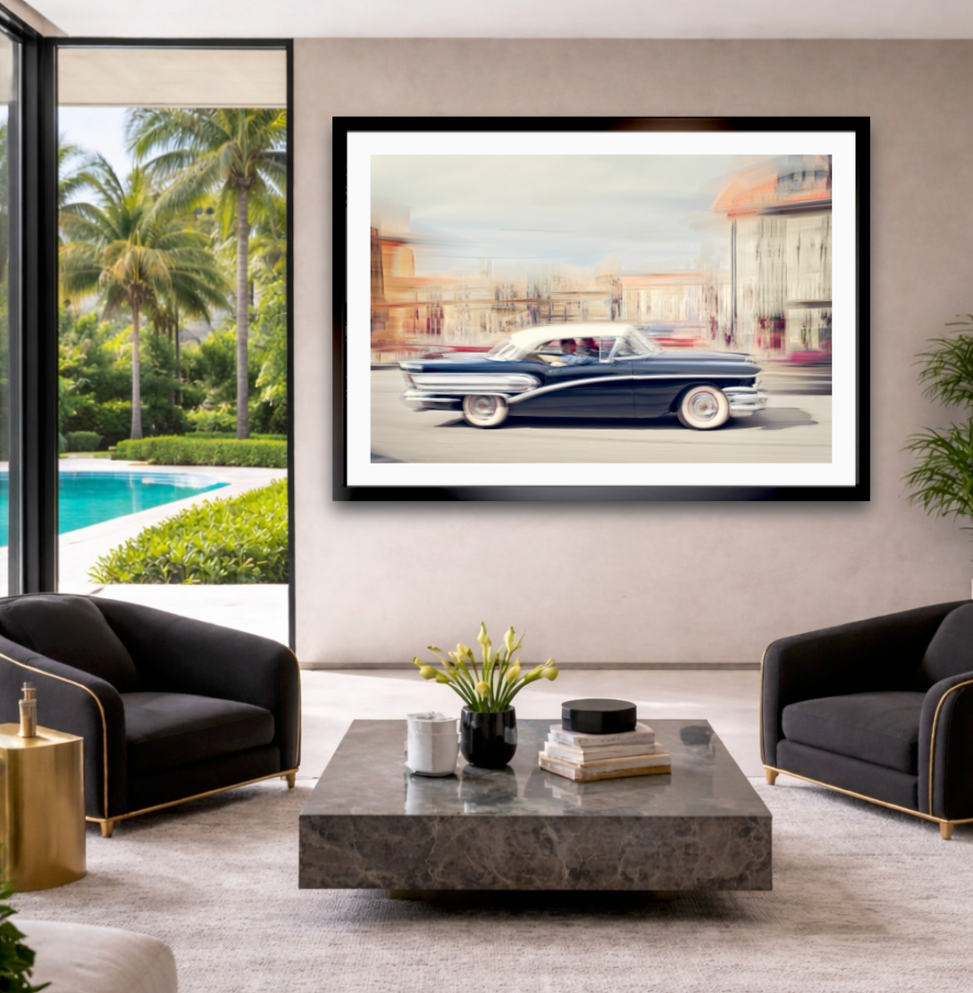 Automotive Limited Edition wall art print of a American Cadillac Dreams by Douglas Carr Photography