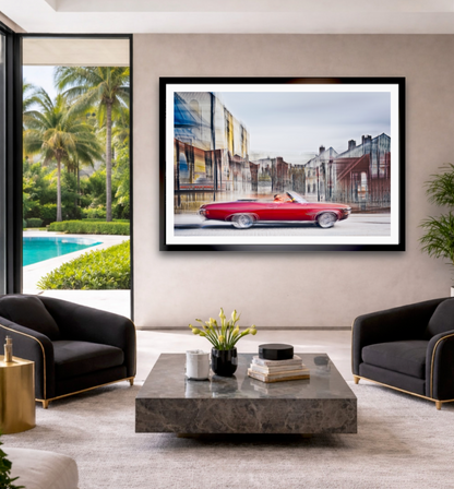 Automotive Limited Edition wall art print of a American Chevrolet Impala by Douglas Carr Photography