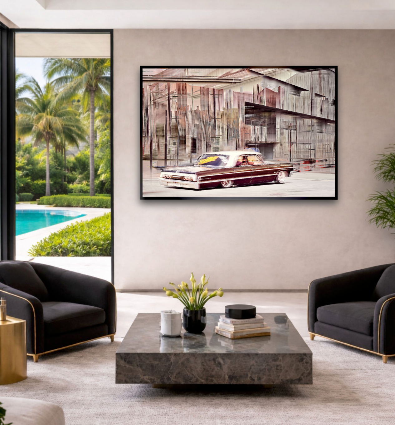 Automotive Limited Edition wall art print of a American classic cadillac car by Douglas Carr Photography
