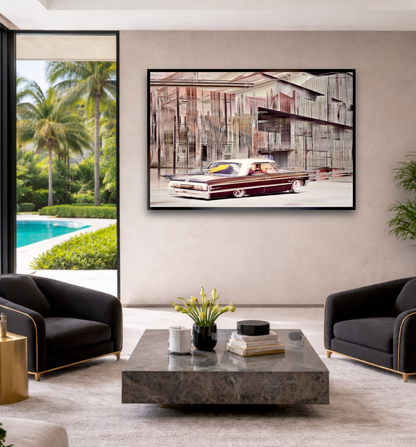 Automotive Limited Edition wall art print of a American classic cadillac car by Douglas Carr Photography