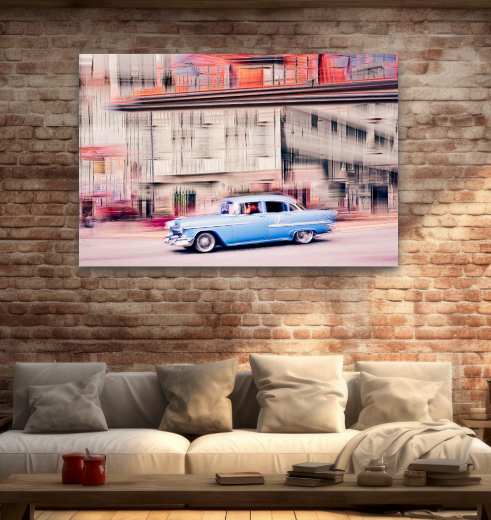 Automotive Limited Edition wall art print of a American 1955 Bel Air by Douglas Carr Photography