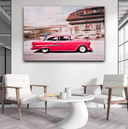Automotive Limited Edition wall art print of American Bell Air classic car by Douglas Carr Photography