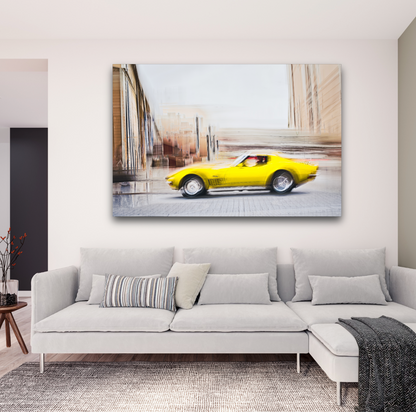 Automotive Limited Edition wall art print of a American Chevy Corvette- by Douglas Carr Photography