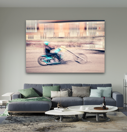 Automotive Limited Edition wall art print of American classic hopper motorcycle by Douglas Carr Photography