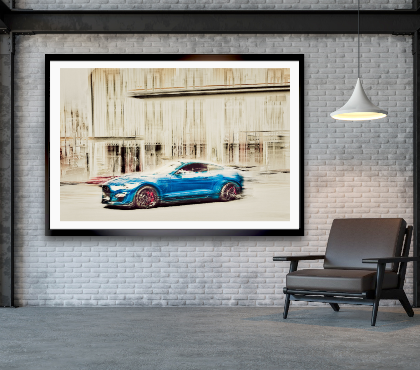 Automotive Limited Edition wall art print of a Ford Shelby Mustang gt500 American classic car by Douglas Carr Photography