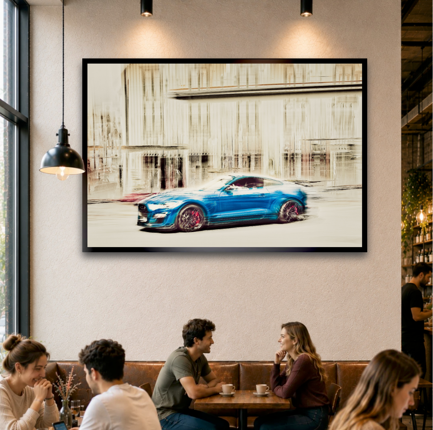 Automotive Limited Edition wall art print of a Ford Shelby Mustang gt500 American classic car by Douglas Carr Photography