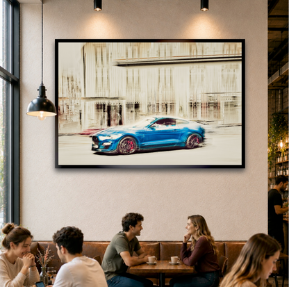 Automotive Limited Edition wall art print of a Ford Shelby Mustang gt500 American classic car by Douglas Carr Photography