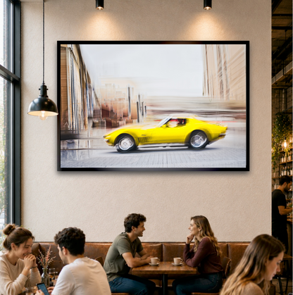 Automotive Limited Edition wall art print of a American Chevy Corvette- by Douglas Carr Photography