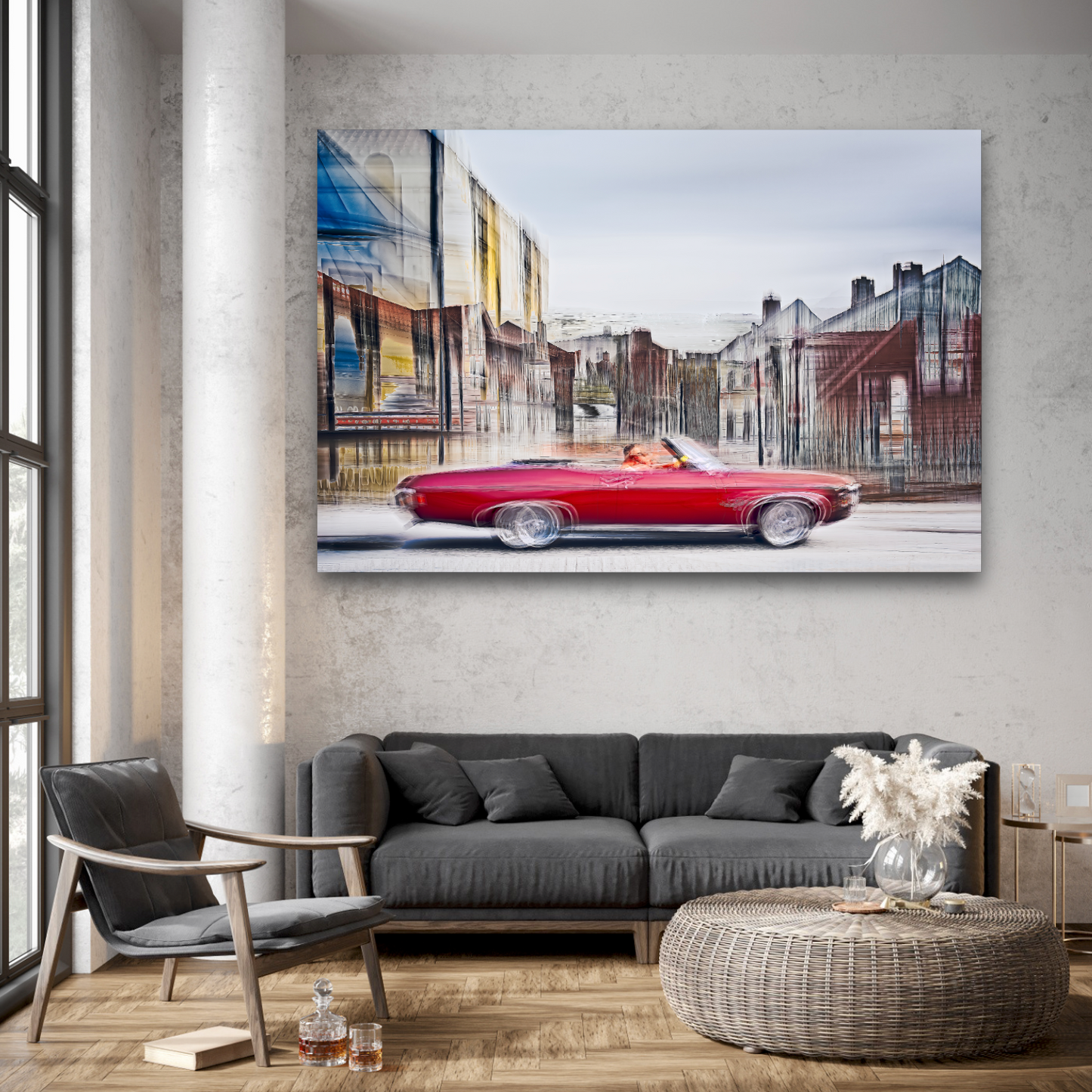 Automotive Limited Edition wall art print of a American Chevrolet Impala by Douglas Carr Photography