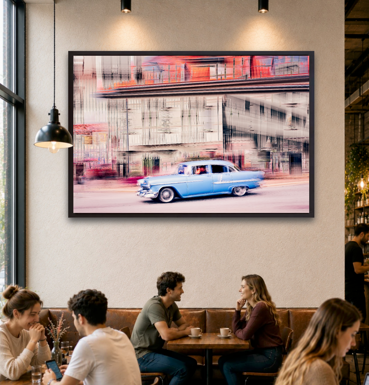 Automotive Limited Edition wall art print of a American 1955 Bel Air by Douglas Carr Photography