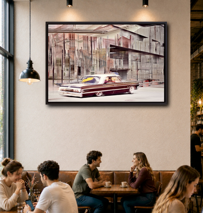 Automotive Limited Edition wall art print of a American classic cadillac car by Douglas Carr Photography