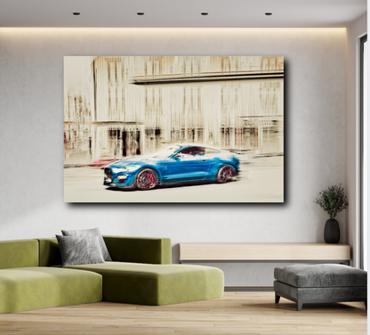 Automotive Limited Edition wall art print of a Ford Shelby Mustang gt500 American classic car by Douglas Carr Photography