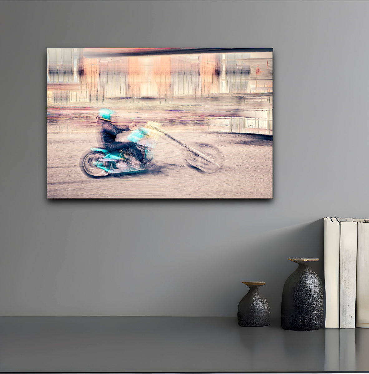 Automotive Limited Edition wall art print of American classic hopper motorcycle by Douglas Carr Photography
