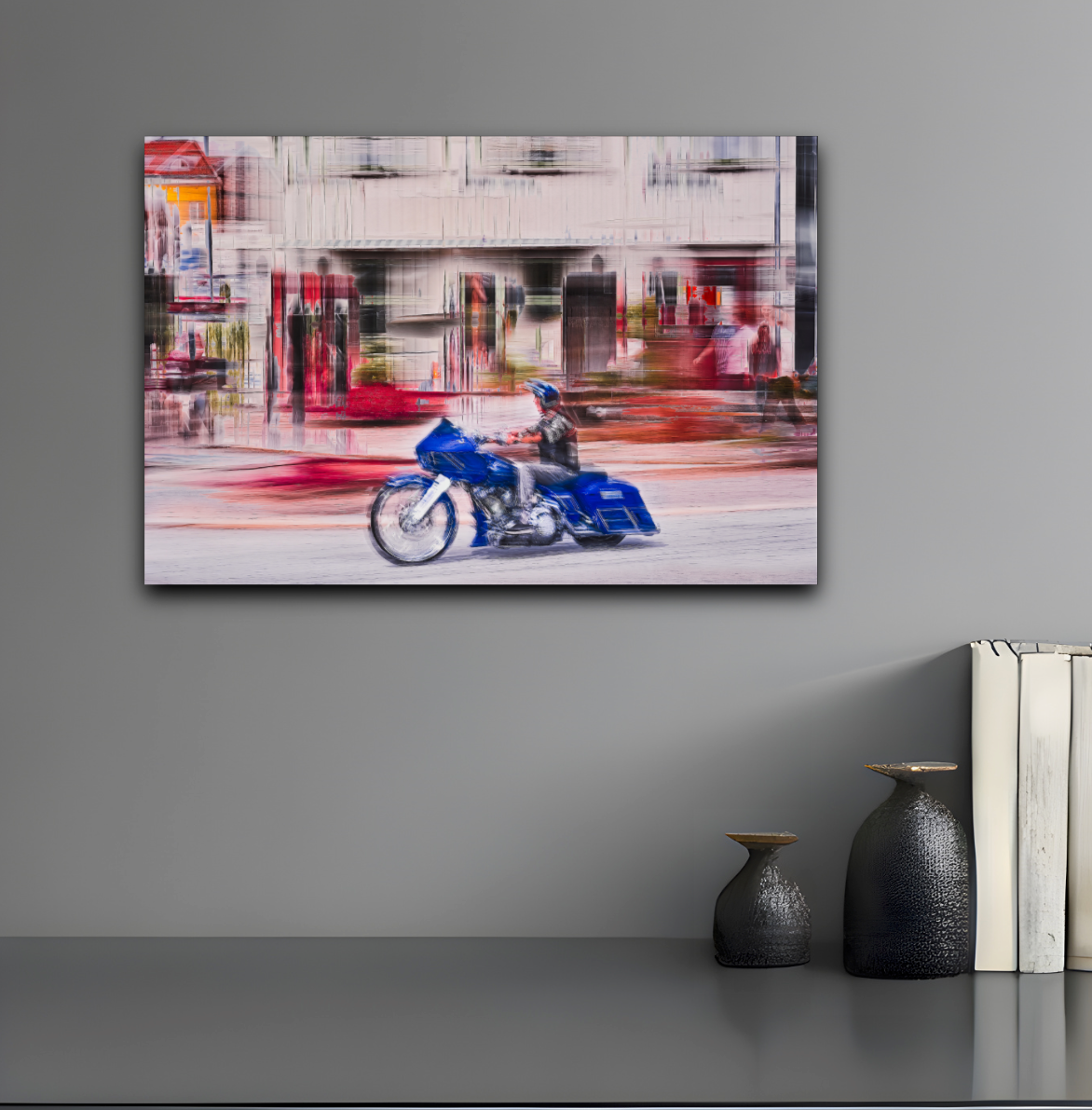 Automotive Limited Edition wall art print of American classic Harley Davidson  motorcycle by Douglas Carr Photography