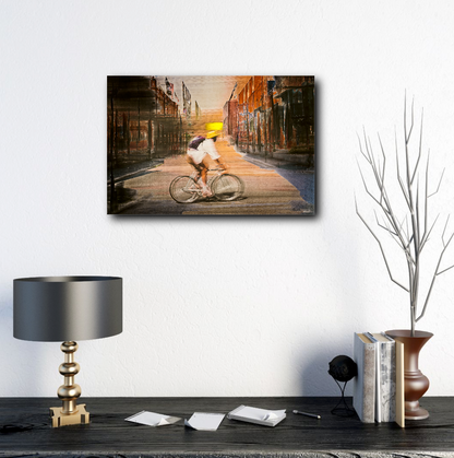 Solar Eclipse Limited edition cycling wall art print by Douglas Carr Photography