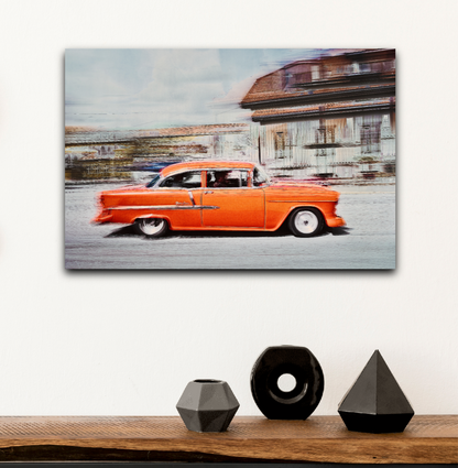 Automotive Limited Edition wall art print of American Bell Air classic car by Douglas Carr Photography