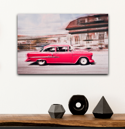 Automotive Limited Edition wall art print of American Bell Air classic car by Douglas Carr Photography