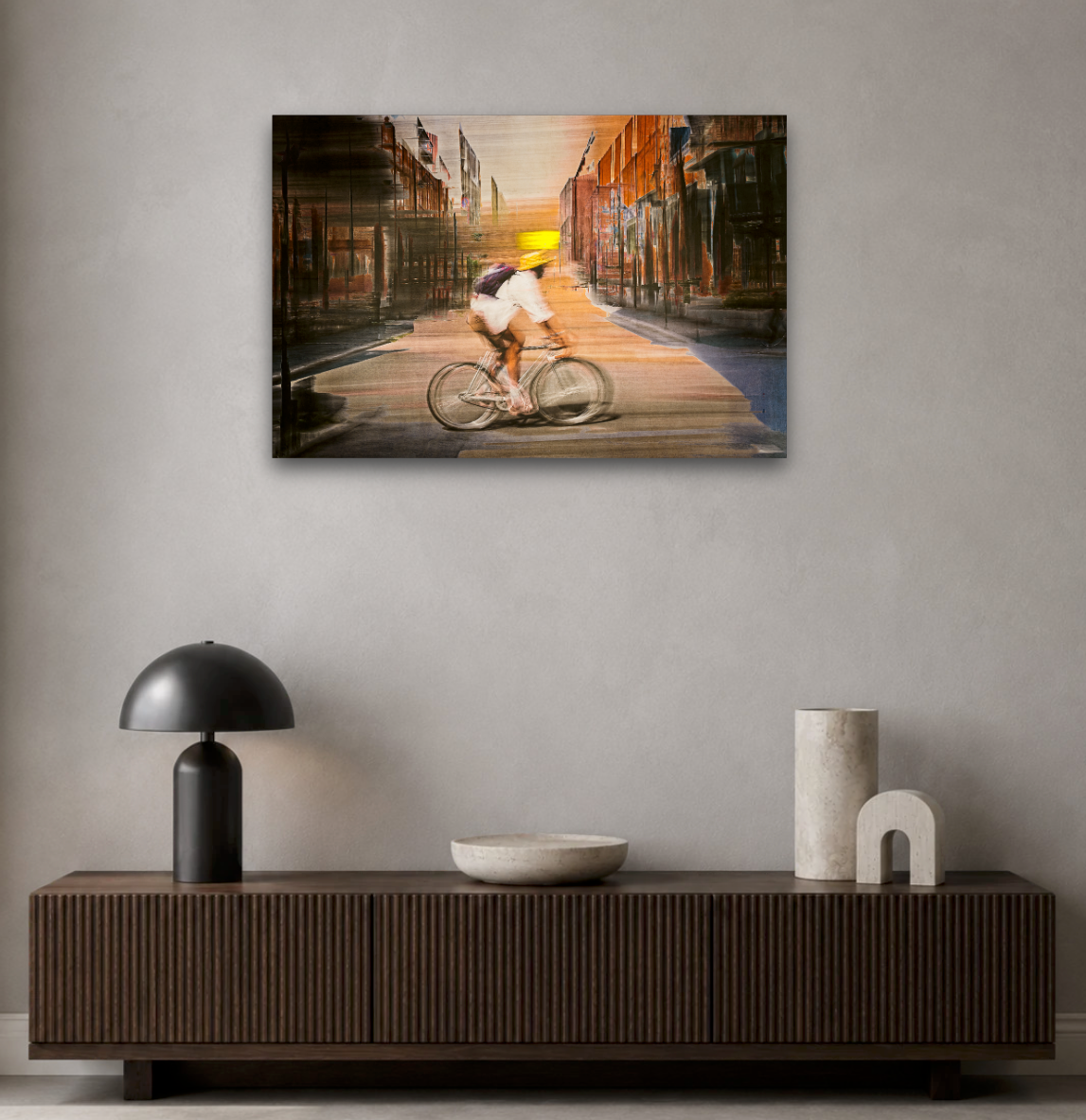Solar Eclipse Limited edition cycling wall art print by Douglas Carr Photography