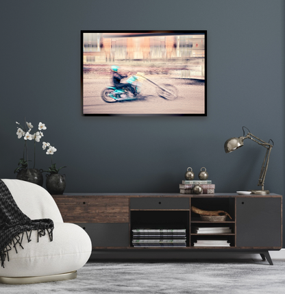Automotive Limited Edition wall art print of American classic hopper motorcycle by Douglas Carr Photography