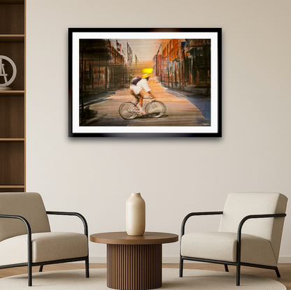 Solar Eclipse Limited edition cycling wall art print by Douglas Carr Photography