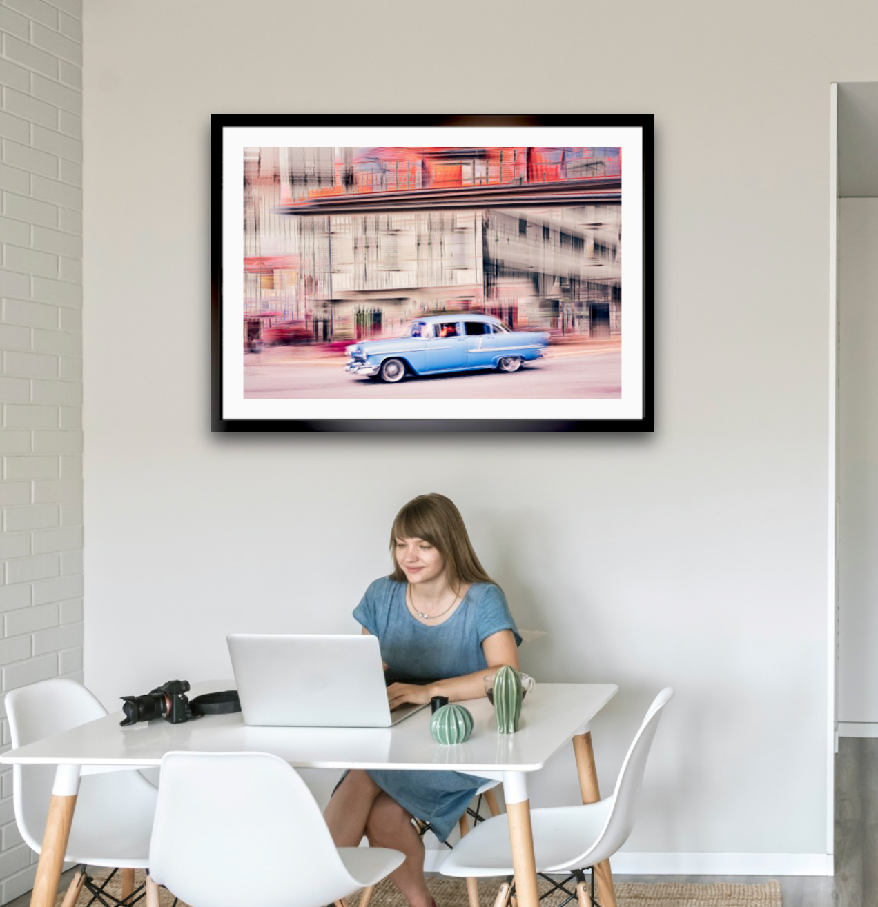Automotive Limited Edition wall art print of a American 1955 Bel Air by Douglas Carr Photography