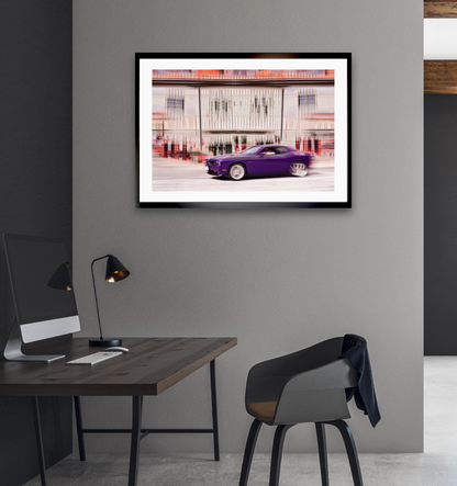 Automotive Limited Edition wall art print of a Ford Shelby Mustang gt500 American classic car by Douglas Carr Photography