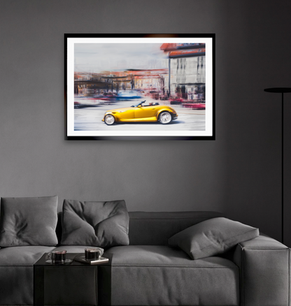 Automotive Limited Edition wall art print of Plymouth Prowler classic American sports car by Douglas Carr Photography