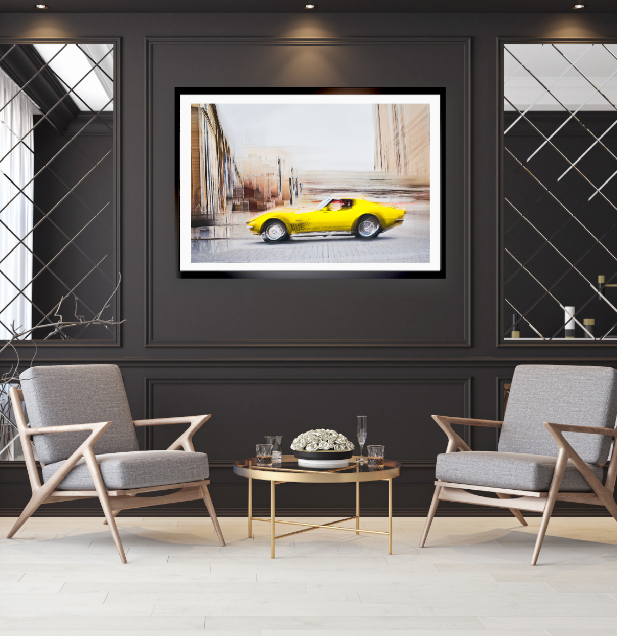 Automotive Limited Edition wall art print of a American Chevy Corvette- by Douglas Carr Photography