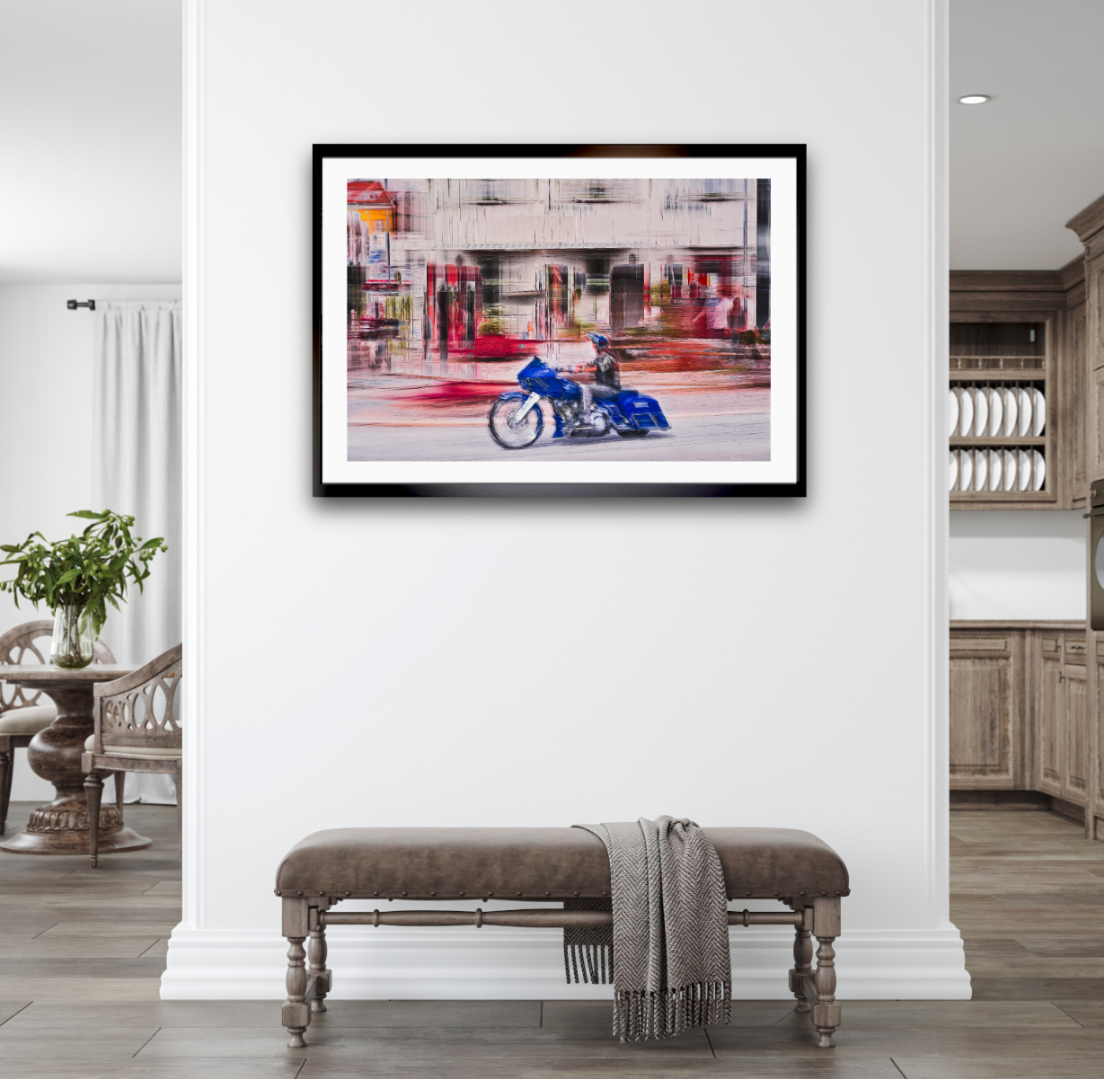 Automotive Limited Edition wall art print of American classic Harley Davidson  motorcycle by Douglas Carr Photography