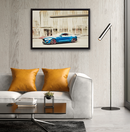 Automotive Limited Edition wall art print of a Ford Shelby Mustang gt500 American classic car by Douglas Carr Photography