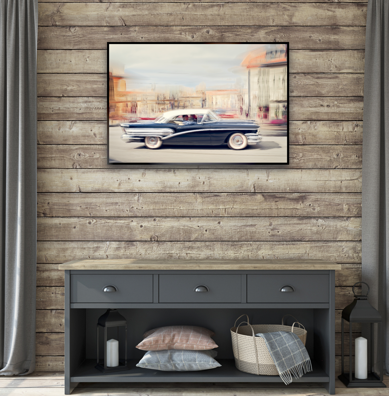 Automotive Limited Edition wall art print of a American Cadillac Dreams by Douglas Carr Photography