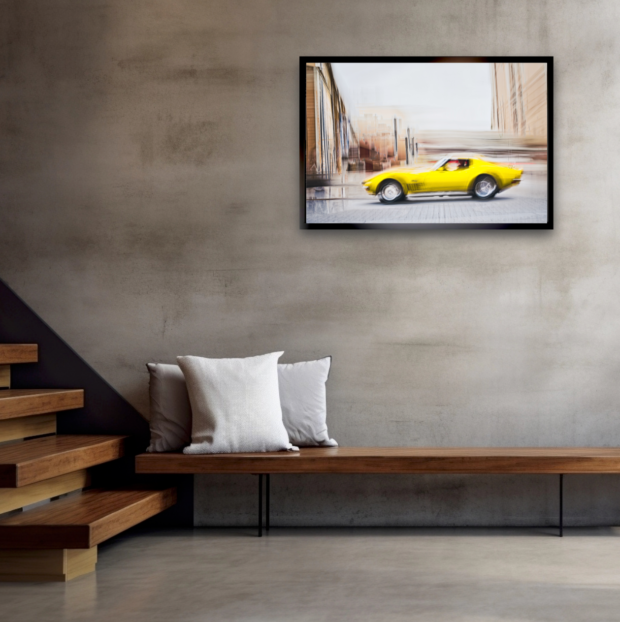 Automotive Limited Edition wall art print of a American Chevy Corvette- by Douglas Carr Photography