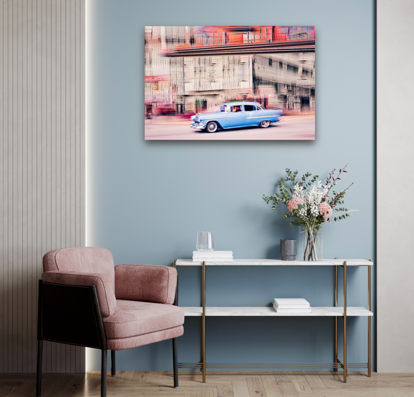 Automotive Limited Edition wall art print of a American 1955 Bel Air by Douglas Carr Photography