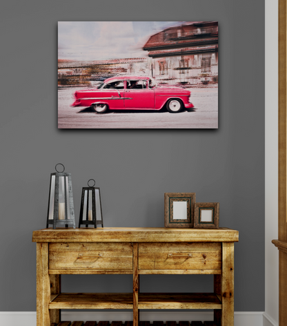 Automotive Limited Edition wall art print of American Bell Air classic car by Douglas Carr Photography