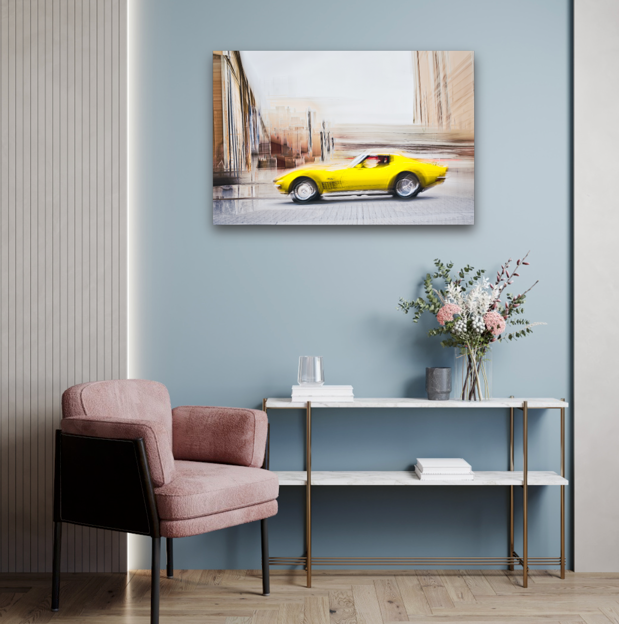Automotive Limited Edition wall art print of a American Chevy Corvette- by Douglas Carr Photography
