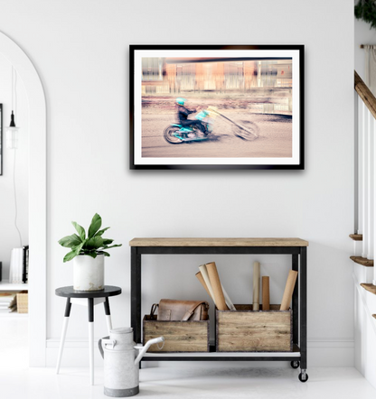 Automotive Limited Edition wall art print of American classic hopper motorcycle by Douglas Carr Photography