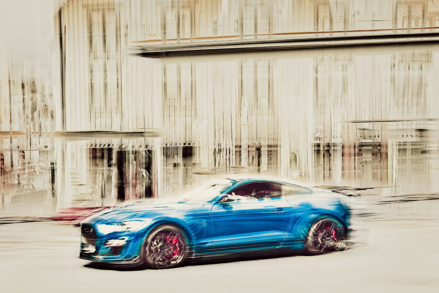 Automotive Limited Edition wall art print of a Ford Shelby Mustang gt500 American classic car by Douglas Carr Photography