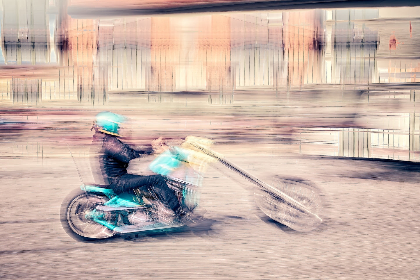 Automotive Limited Edition wall art print of American classic hopper motorcycle by Douglas Carr Photography