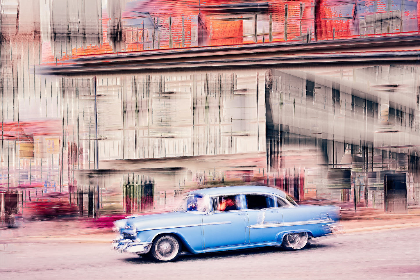 Automotive Limited Edition wall art print of a American 1955 Bel Air by Douglas Carr Photography