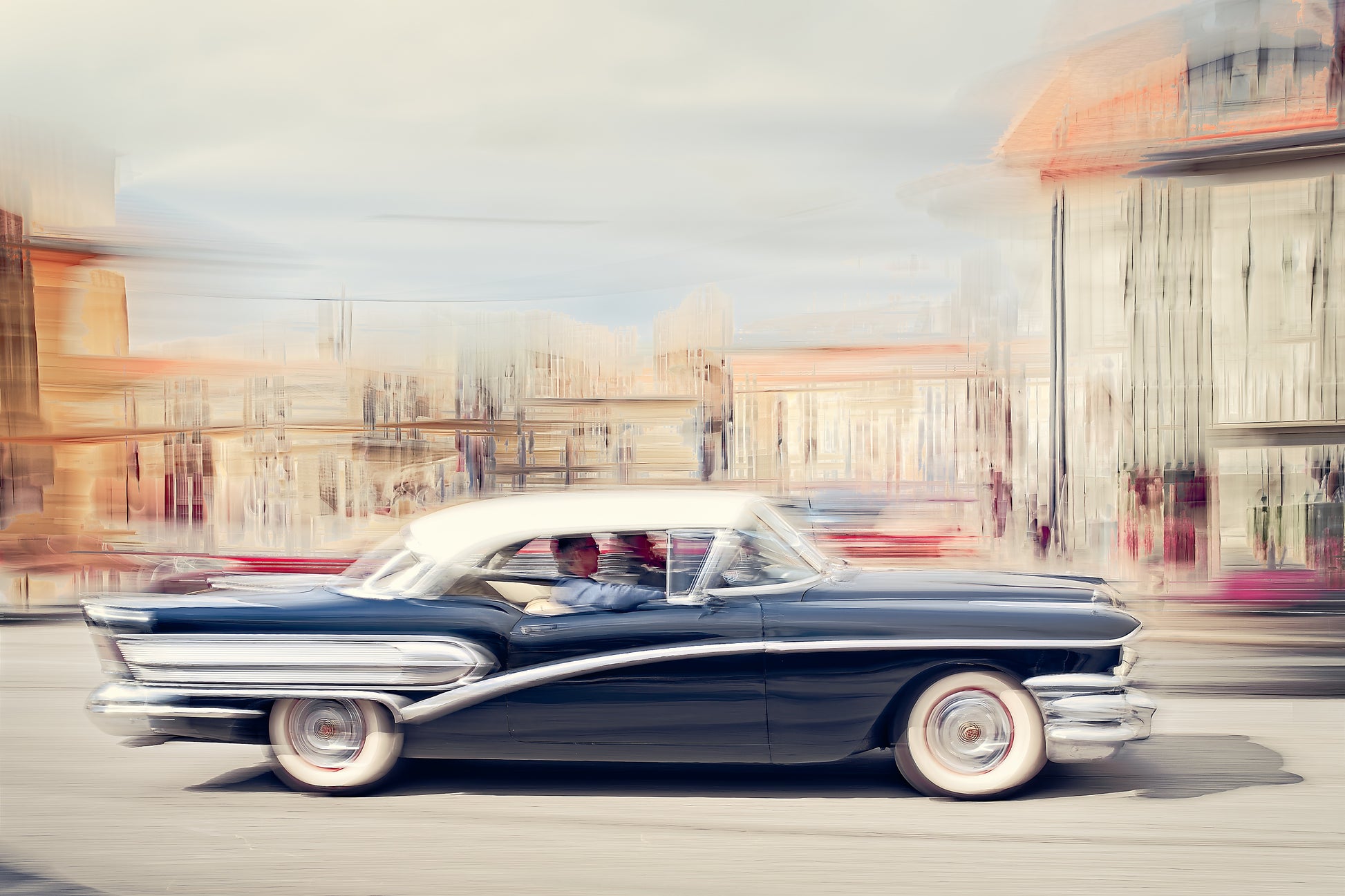 Automotive Limited Edition wall art print of a American Cadillac Dreams by Douglas Carr Photography