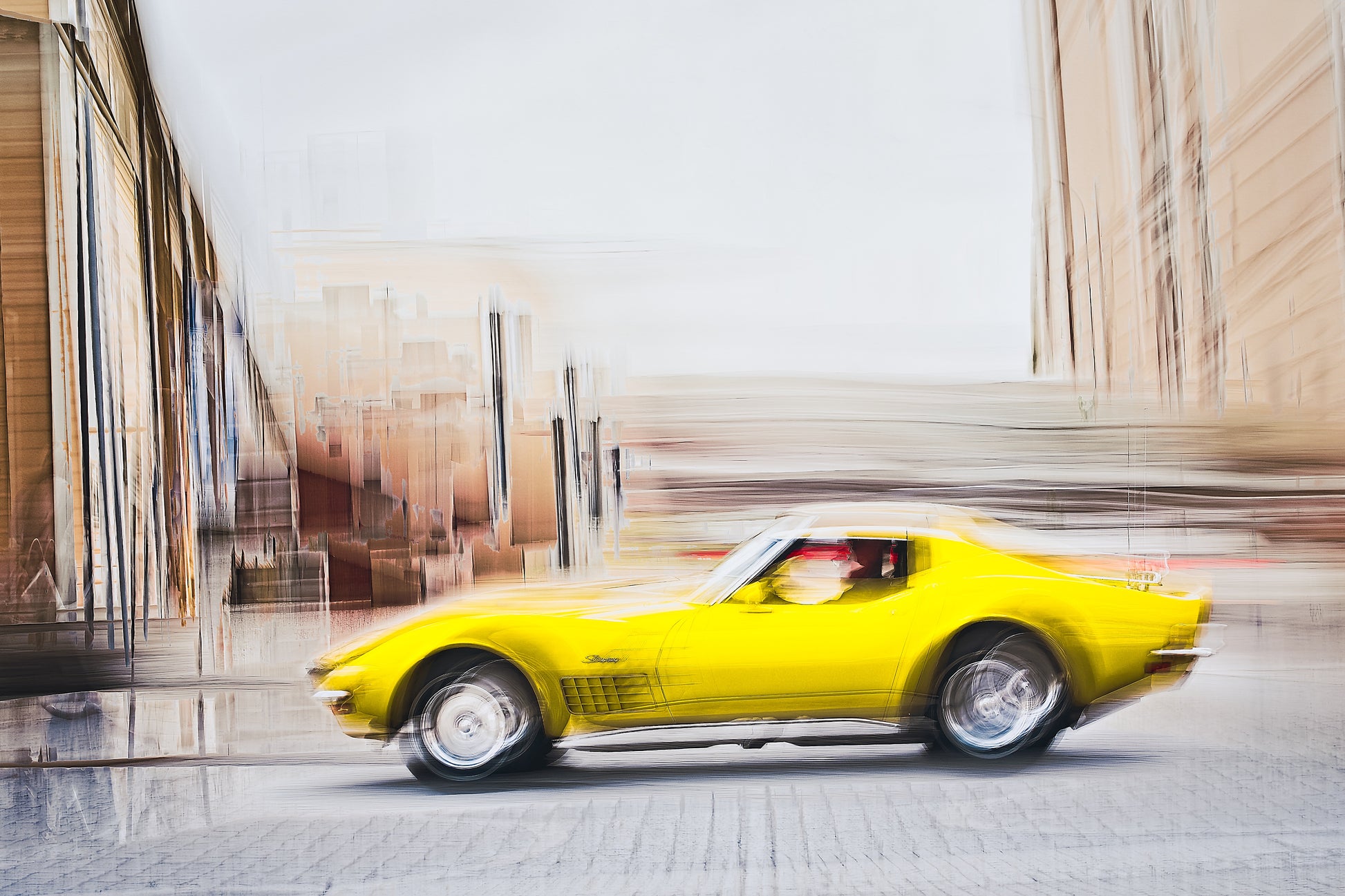 Automotive Limited Edition wall art print of a American Chevy Corvette- by Douglas Carr Photography