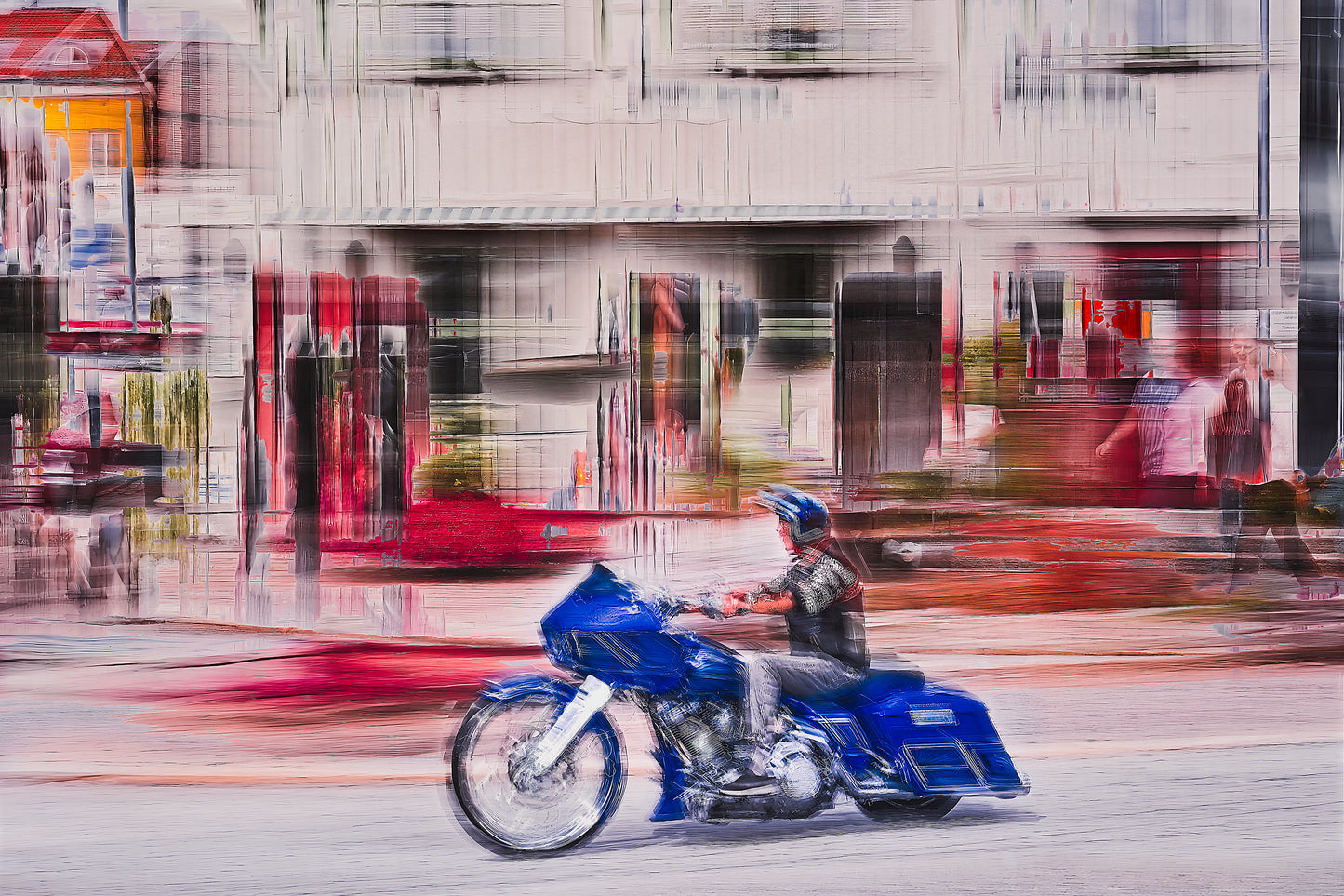 Automotive Limited Edition wall art print of American classic Harley Davidson  motorcycle by Douglas Carr Photography