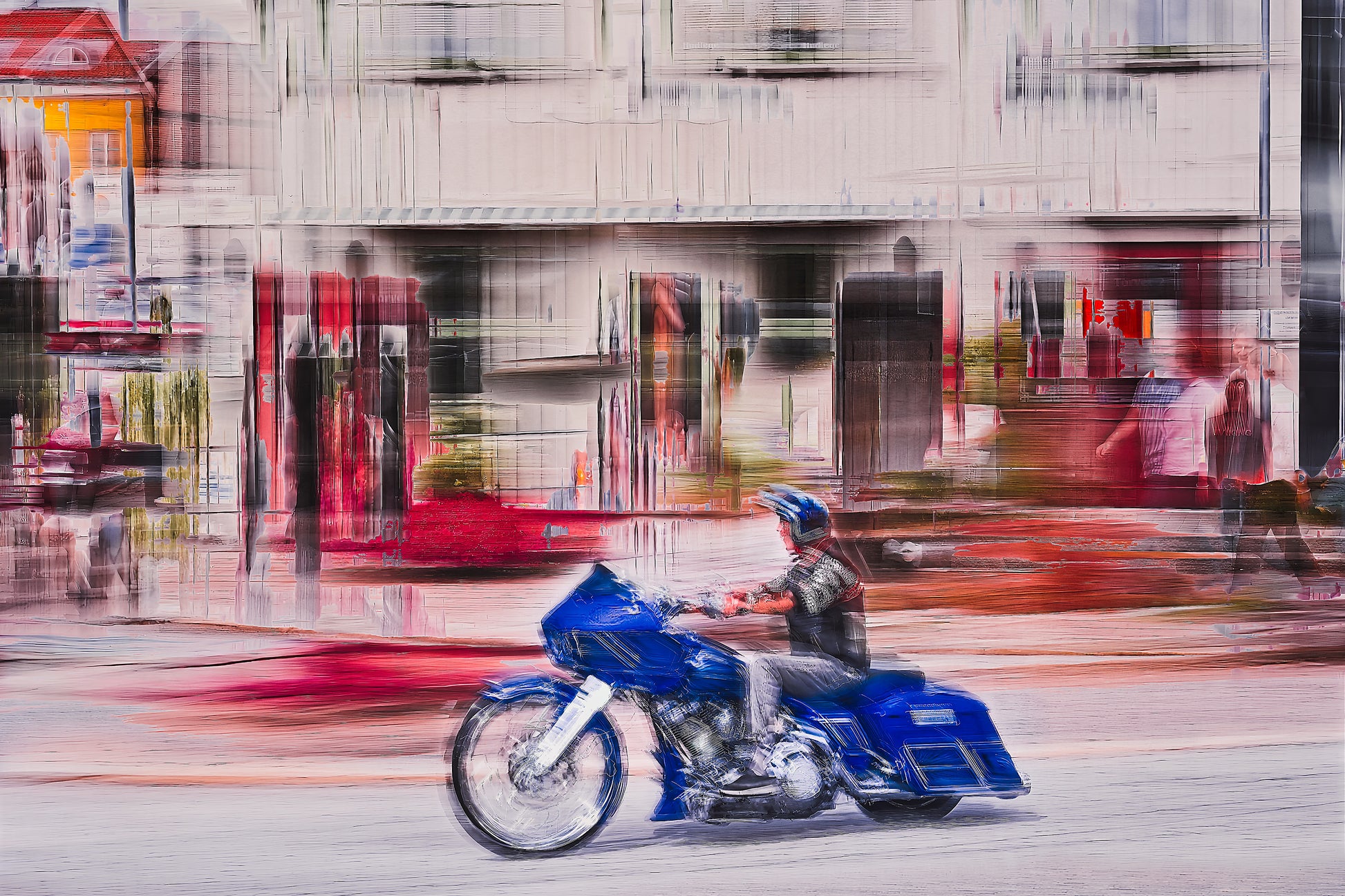 Automotive Limited Edition wall art print of American classic Harley Davidson  motorcycle by Douglas Carr Photography
