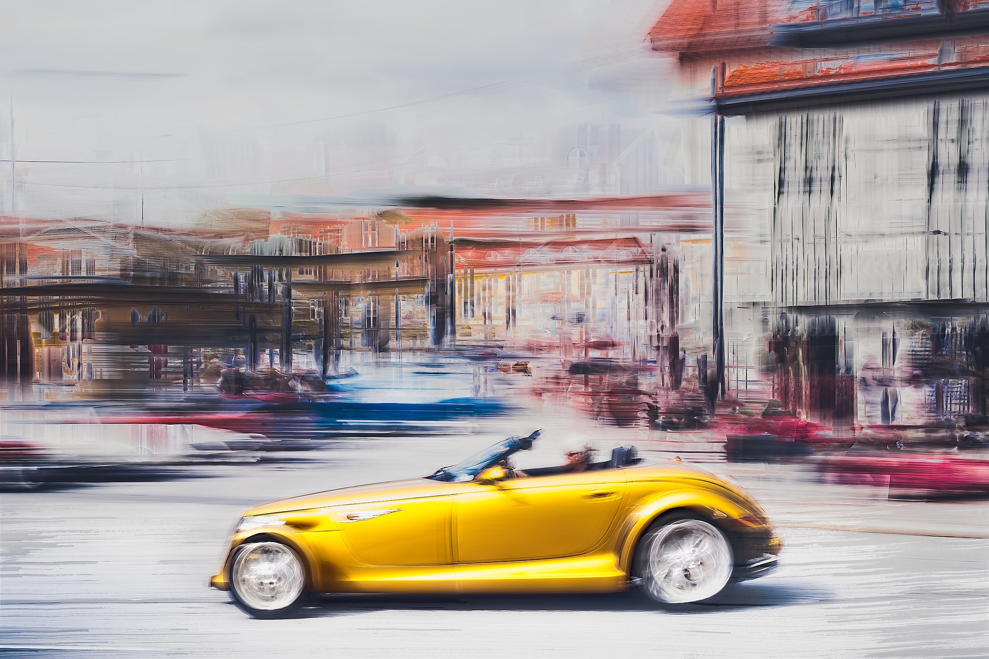Automotive Limited Edition wall art print of Plymouth Prowler classic American sports car by Douglas Carr Photography